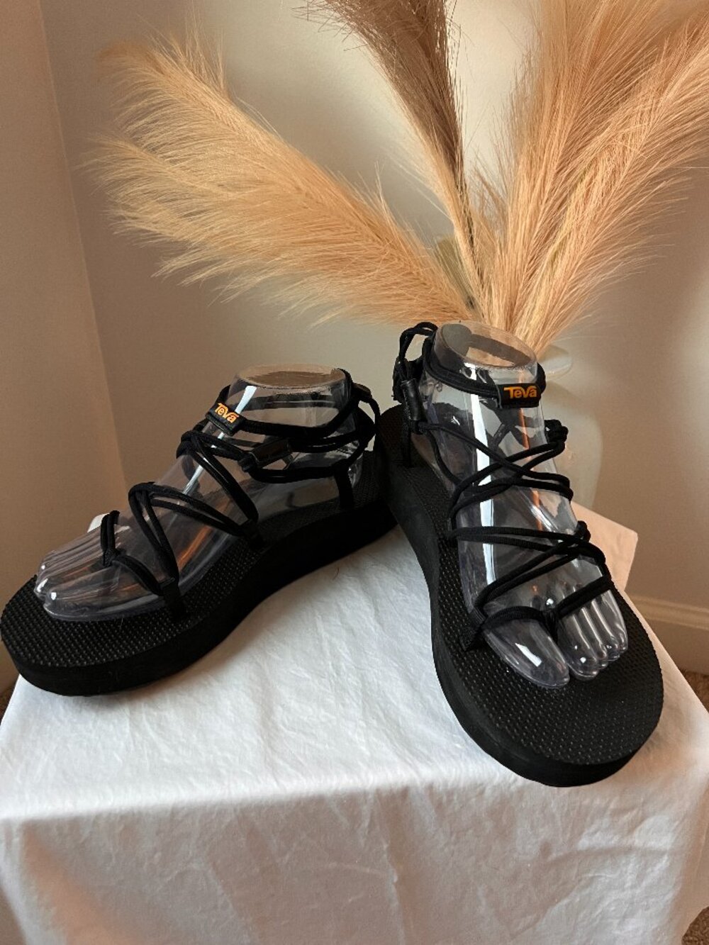 Teva Black Lace-Up Sport Sandals | EU 40 | Worn Once